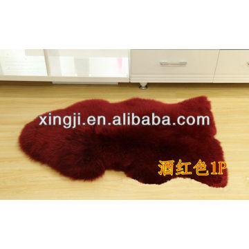 Real fur dyed color Australian sheep fur skin for decoration